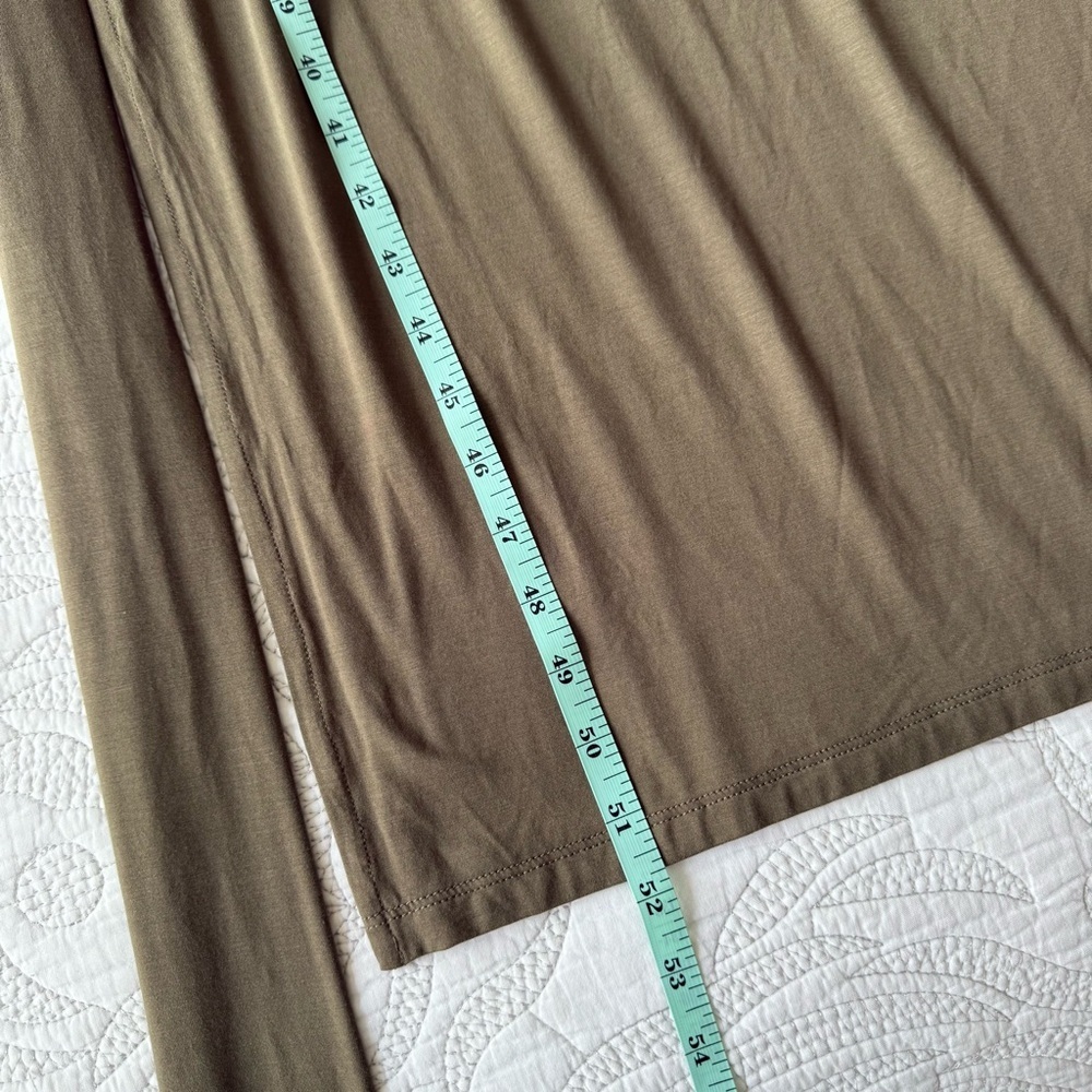 Modern Citizen - Vero Tie-Front Long-Sleeve Dress - Olive Green - Picture 4 of 9